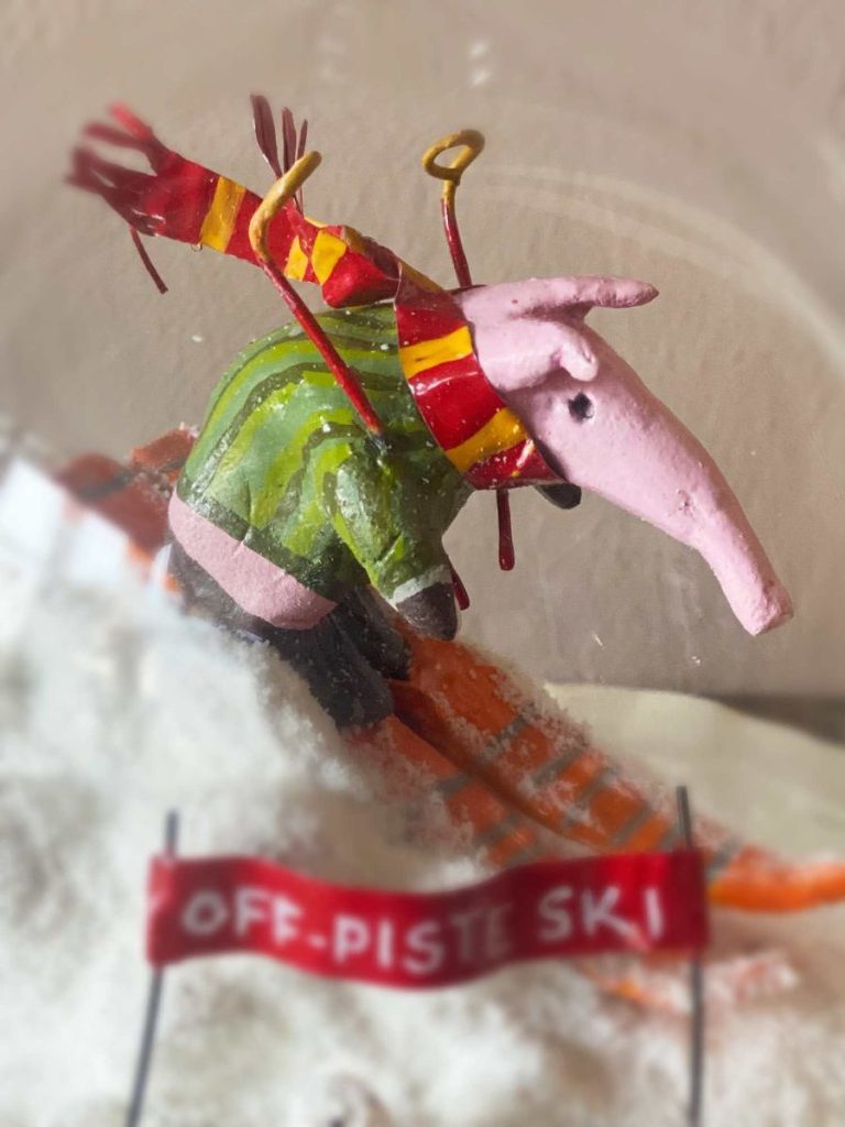 Skiing Aardvark